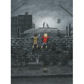 Leigh Lambert – Give Us A Wave Dad - Paper. Limited Edition Print, Hand Signed