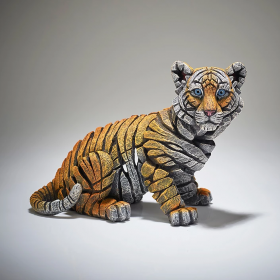 Edge Sculpture – Tiger Cub - Bengal. Open Edition Sculpture