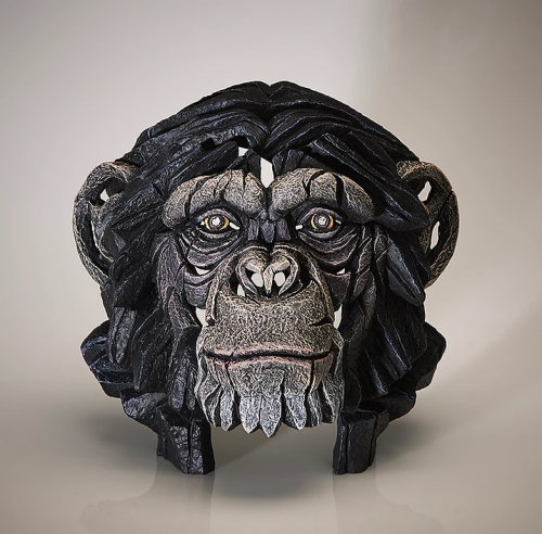 Edge Sculpture – Chimpanzee Bust. Open Edition Sculpture