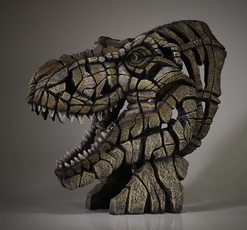 Edge Sculpture – Tyrannosaurus Rex Bust. Open Edition Sculpture