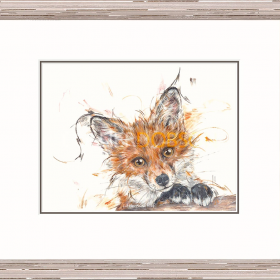 Aaminah Snowdon 'Little Mischief' Limited Edition Print, Hand Signed framed