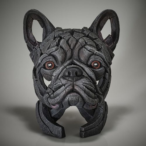 Edge Sculpture – French Bulldog Bust – Blue. Open Edition Sculpture
