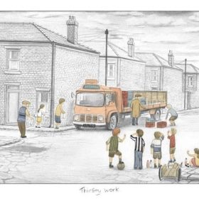 Leigh Lambert – Thirsty Work – Sketch. Limited Edition Print, Hand Signed