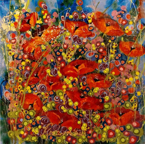 rozanne bell - glorious poppies