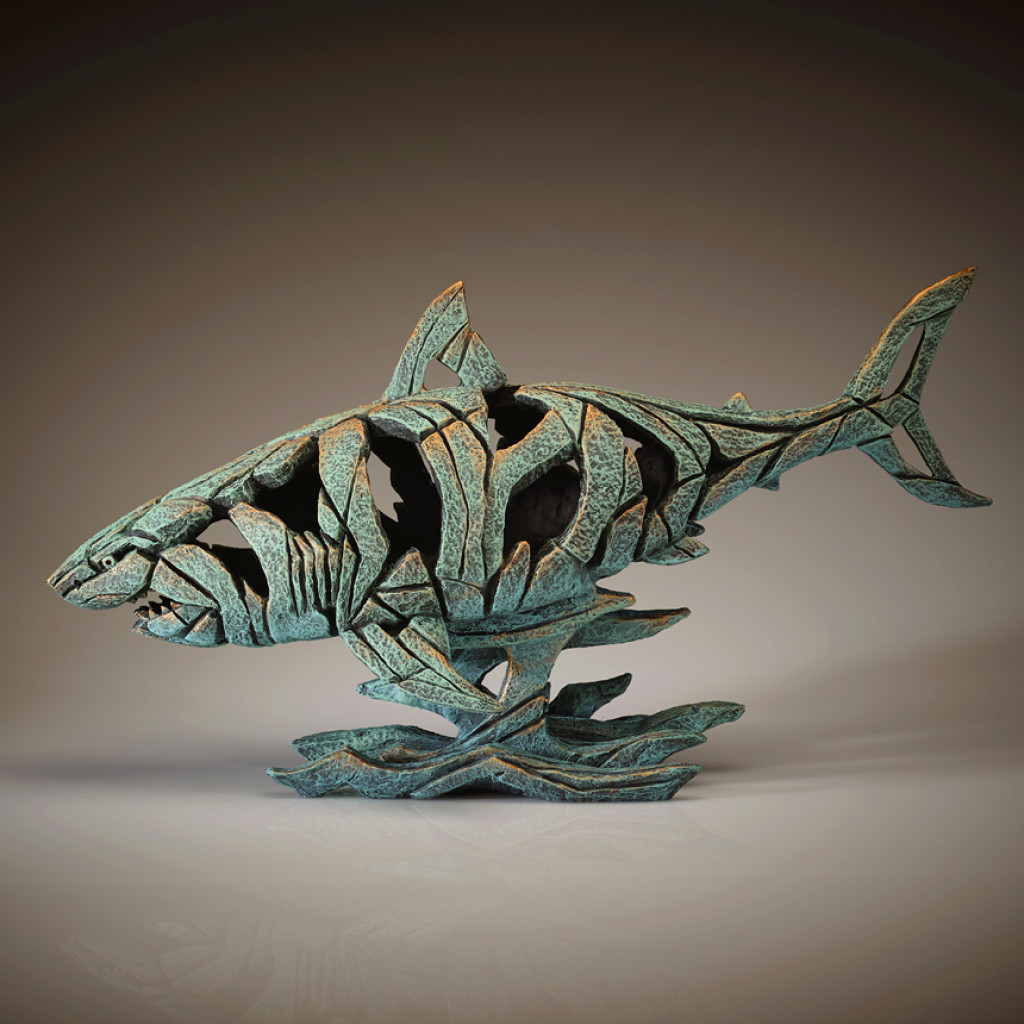 Edge Sculpture - Shark - Verdis Gris