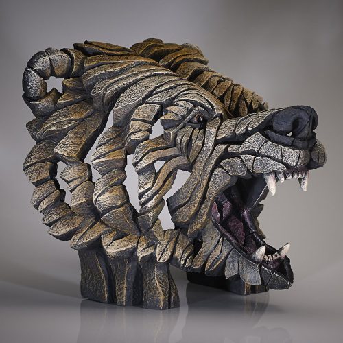 Edge Sculpture - Grizzly Bear Bust
