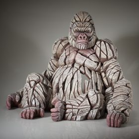 Edge Sculpture - White Gorilla Figure
