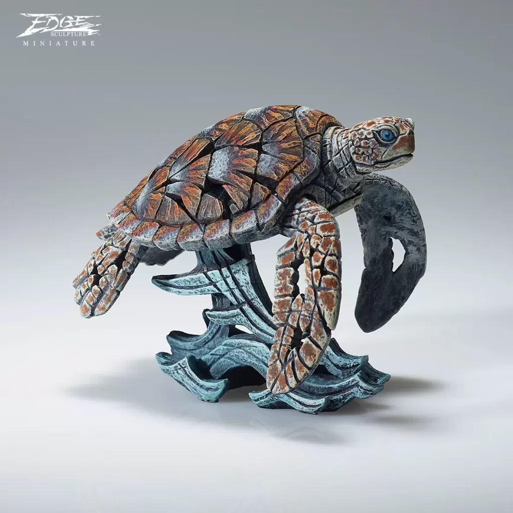 Edge Sculpture - Sea Turtle Miniature - FREE UK Delivery - Limited 2 Art