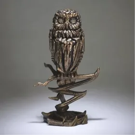 Edge Sculptures - Owl - Golden - FREE UK Delivery - Limited 2 Art