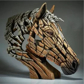 Edge Sculpture - Horse Bust - Palomino - FREE UK Delivery